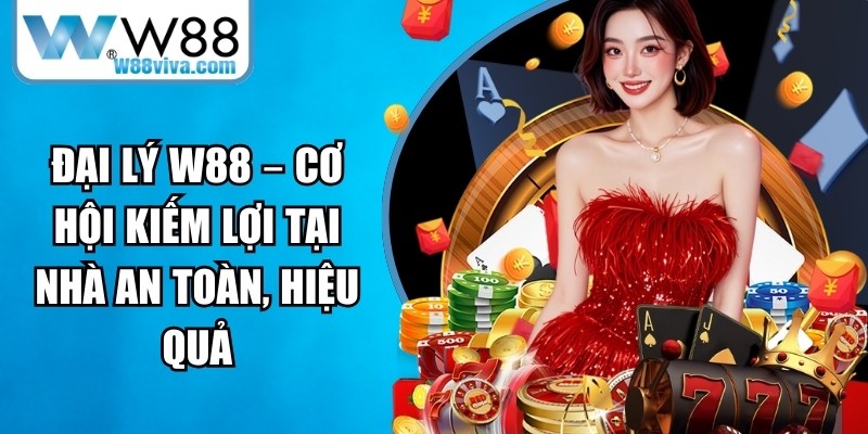Đại lý W88 - Đăng Ký Chương Trình Đại Lý Nhận Hoa Hồng Hấp Dẫn 10 Đại lý W88
